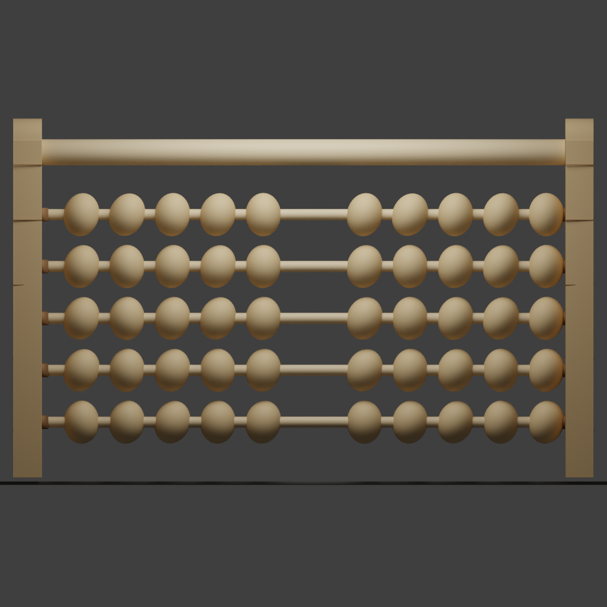 Abacus six-view reconstruction render