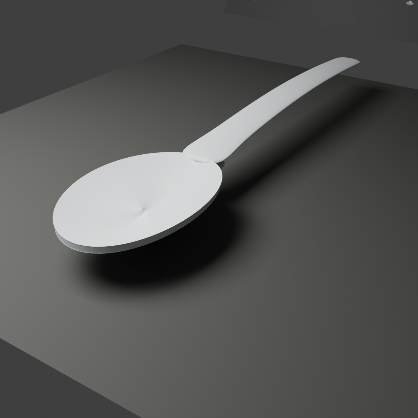 Spoon six-view reconstruction render