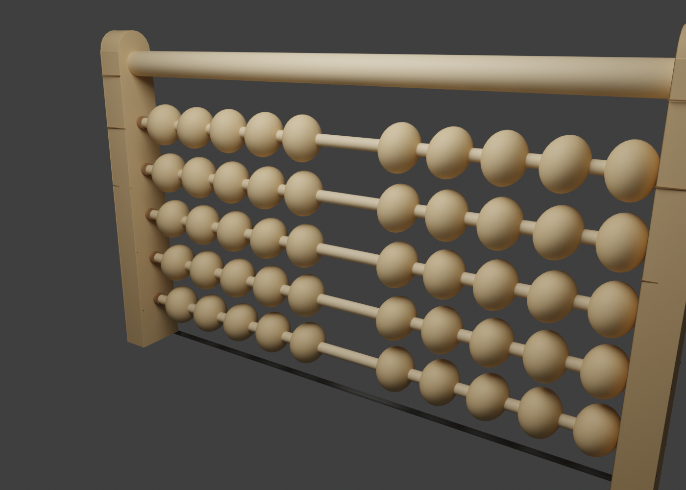 Abacus one-shot reconstruction render