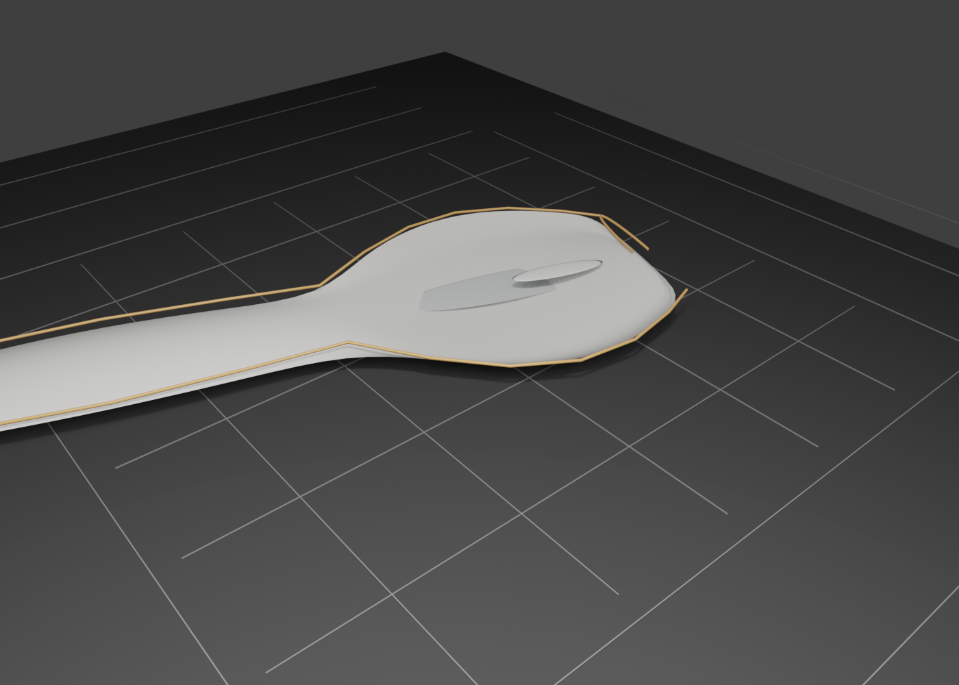 Spoon one-shot reconstruction render