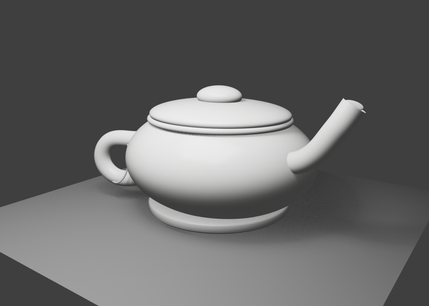 Teapot one-shot reconstruction render