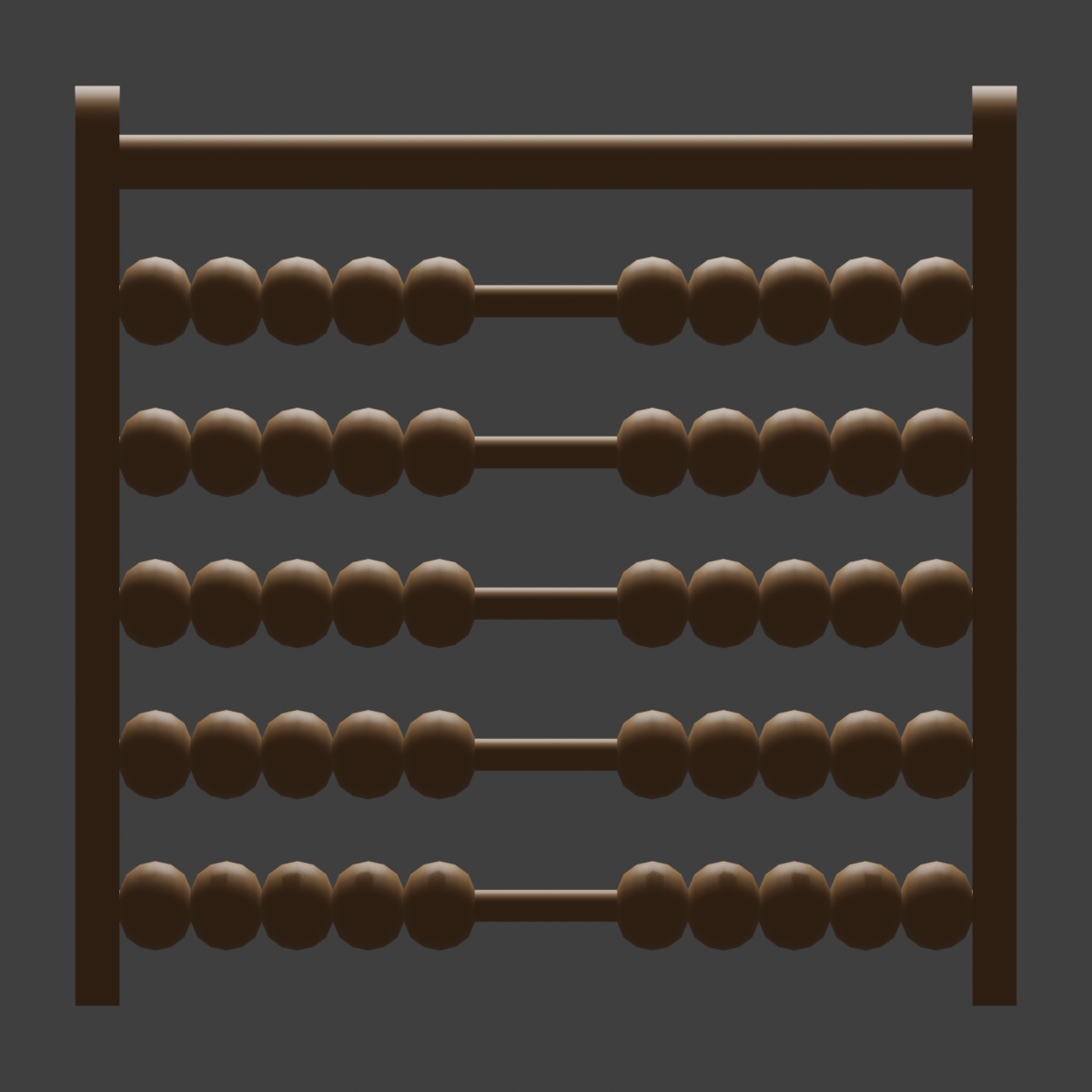Abacus back orthographic input