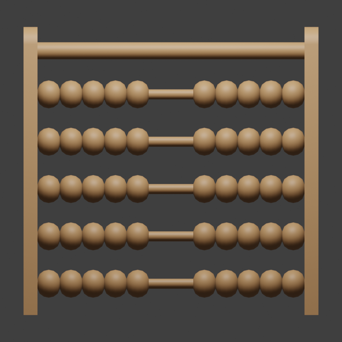 Abacus front orthographic input