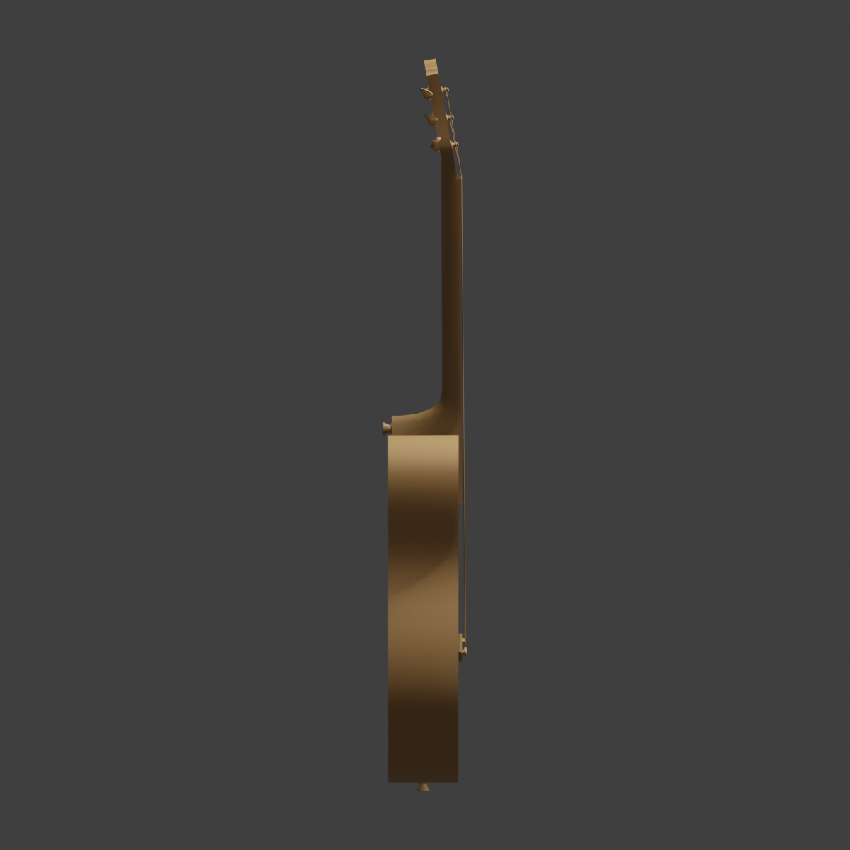 Acoustic guitar left orthographic input