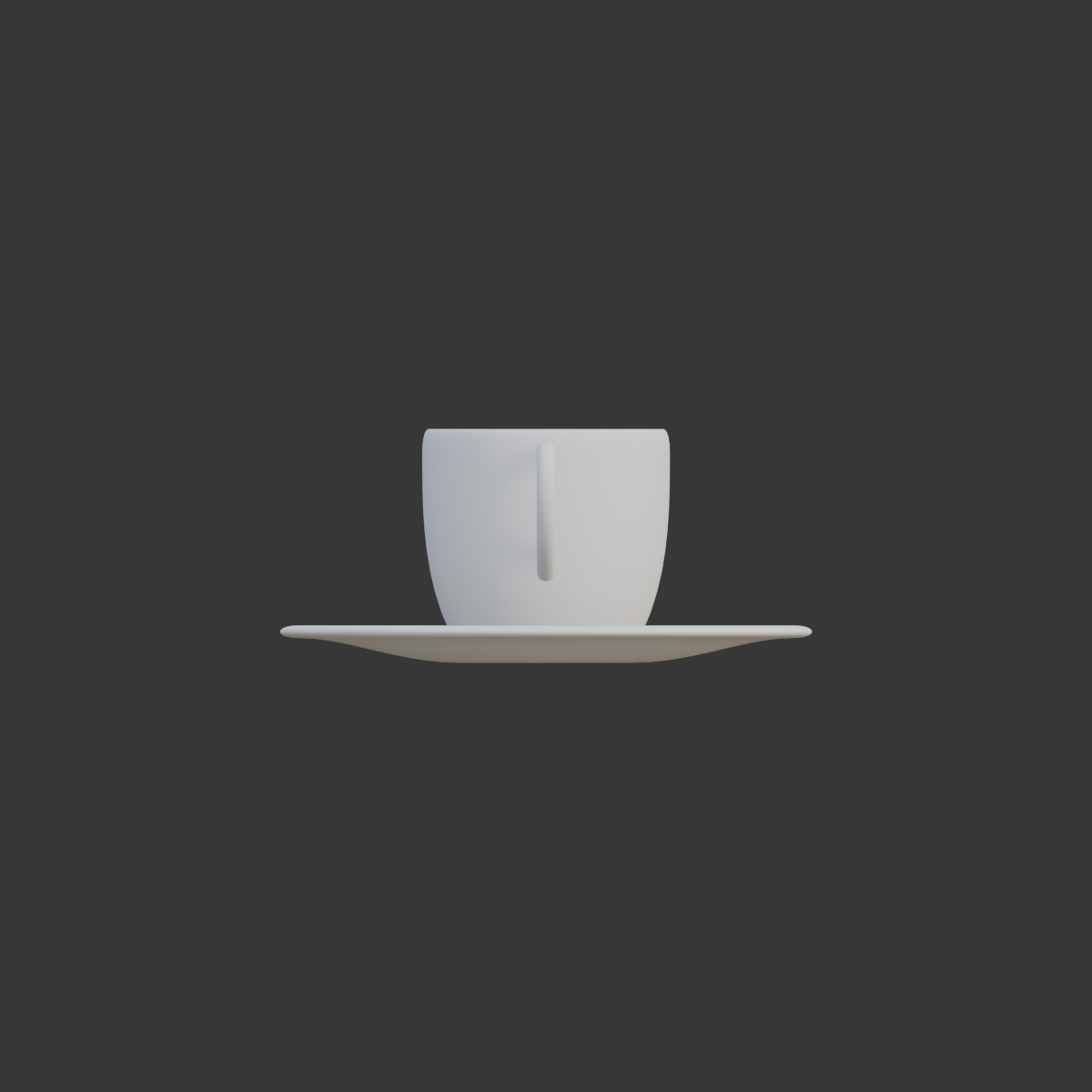Teacup front orthographic input