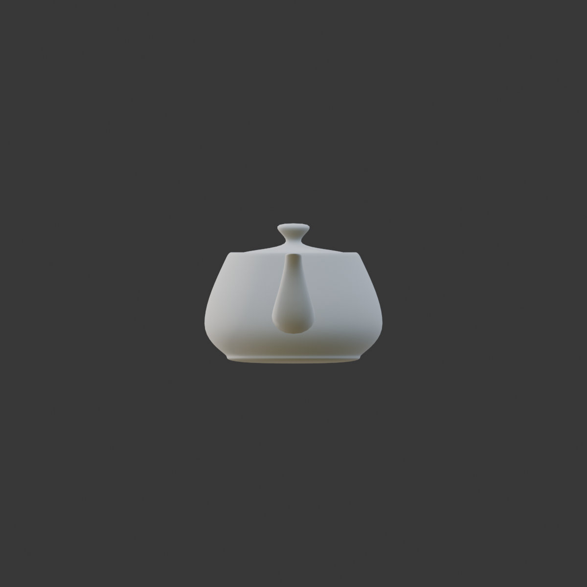 Teapot back orthographic input