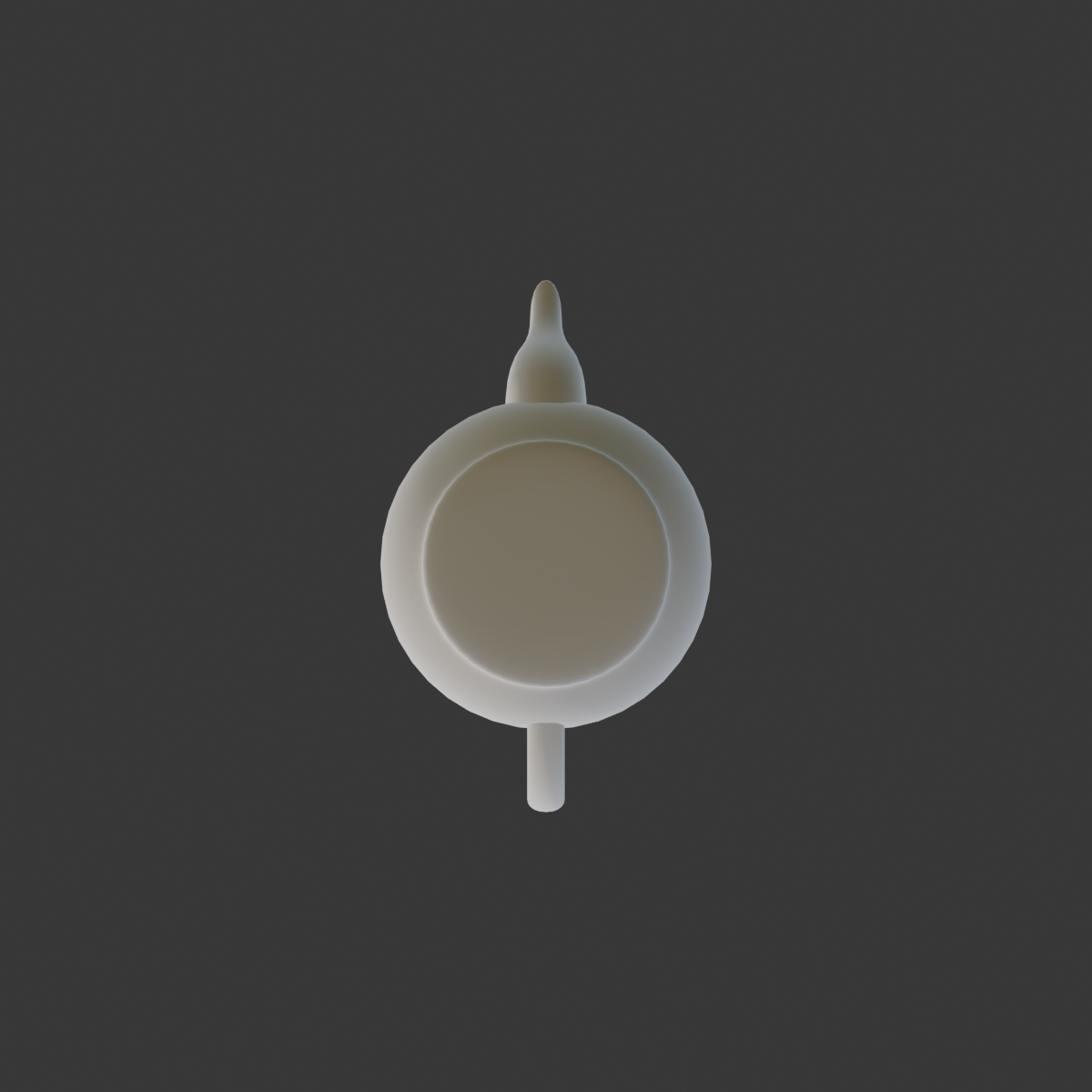 Teapot bottom orthographic input