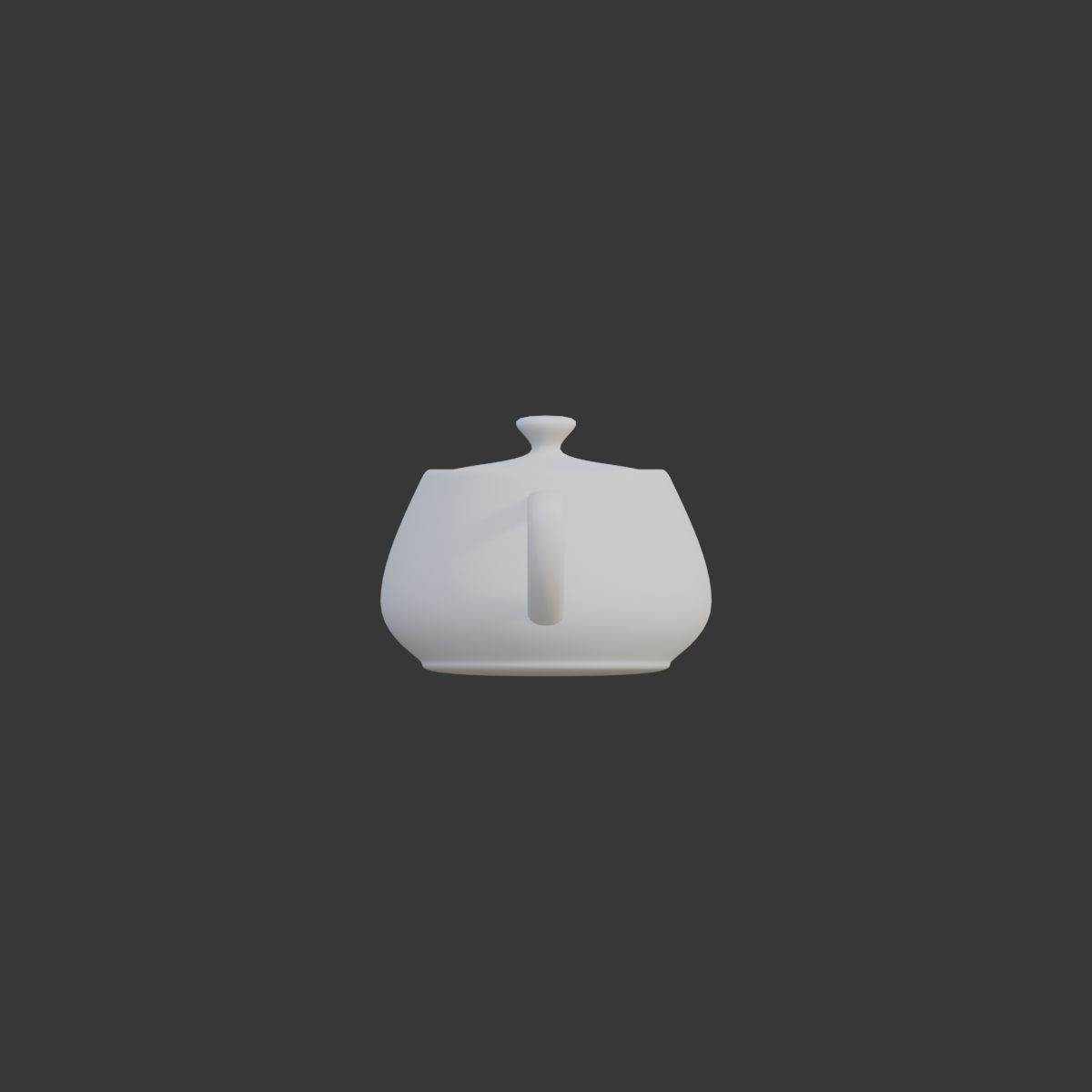 Teapot front orthographic input