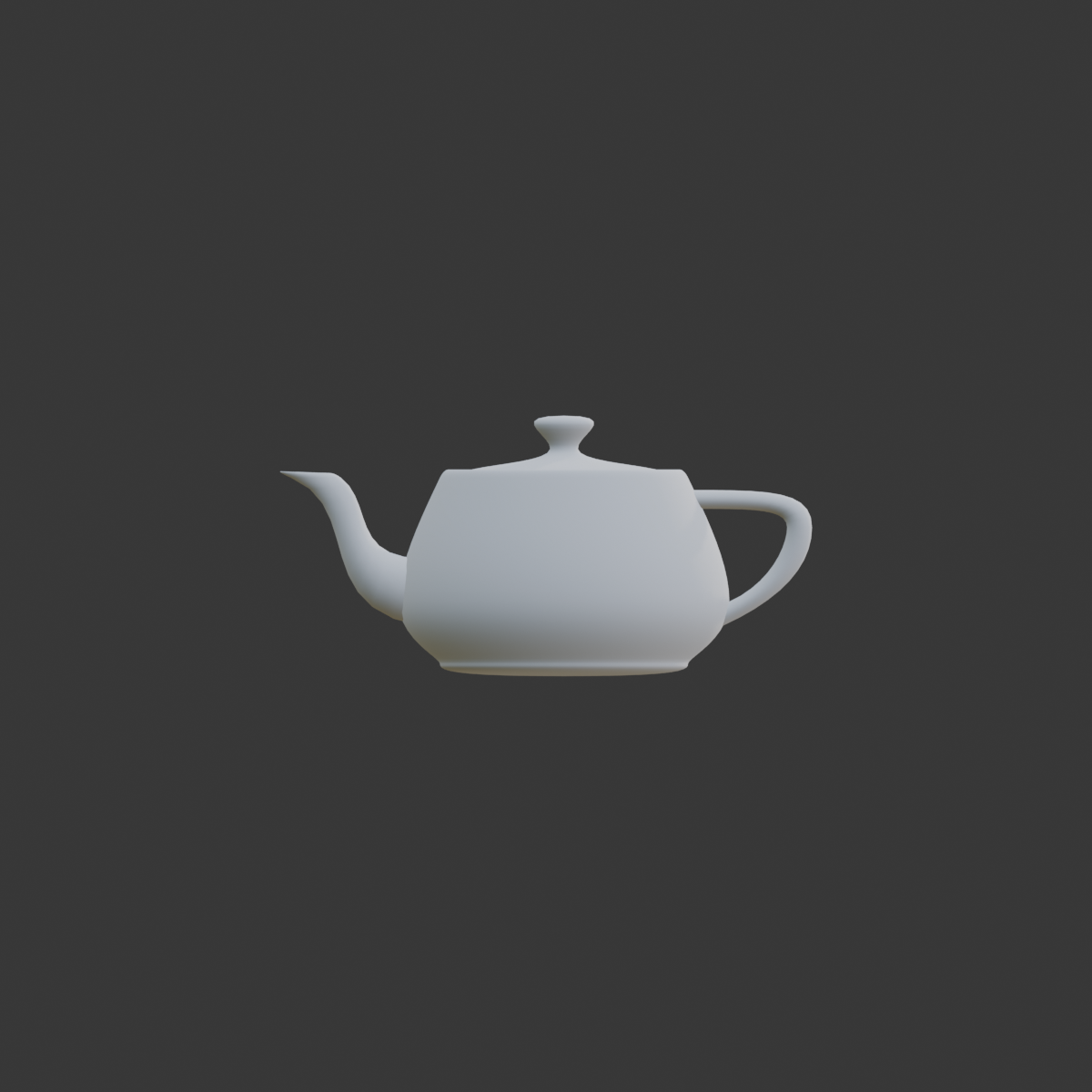 Teapot left orthographic input