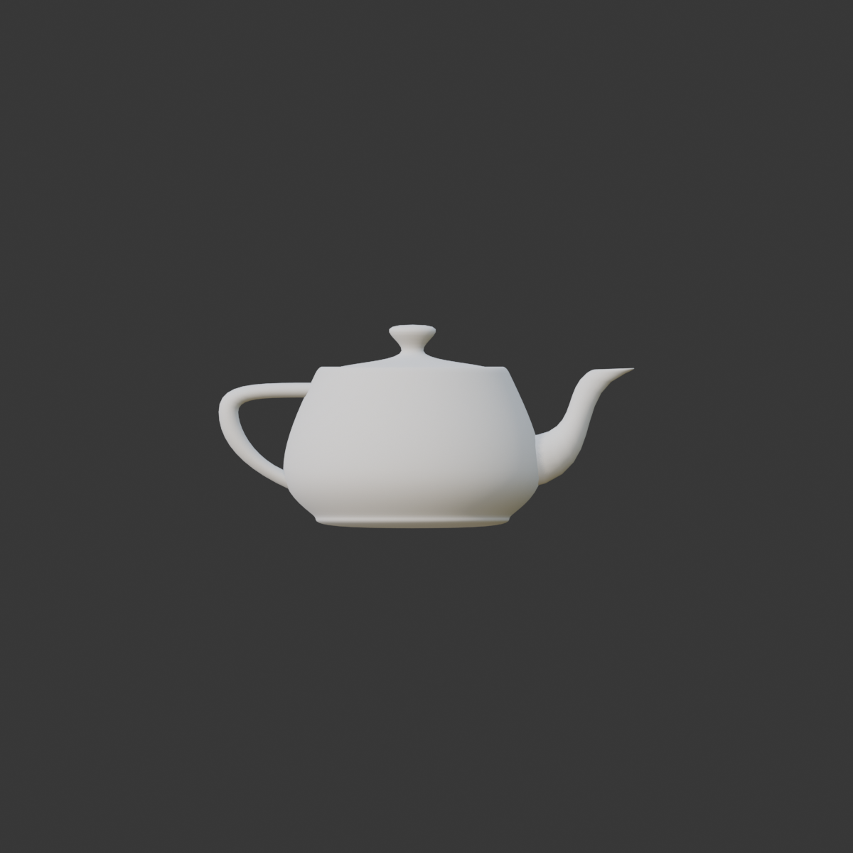 Teapot right orthographic input