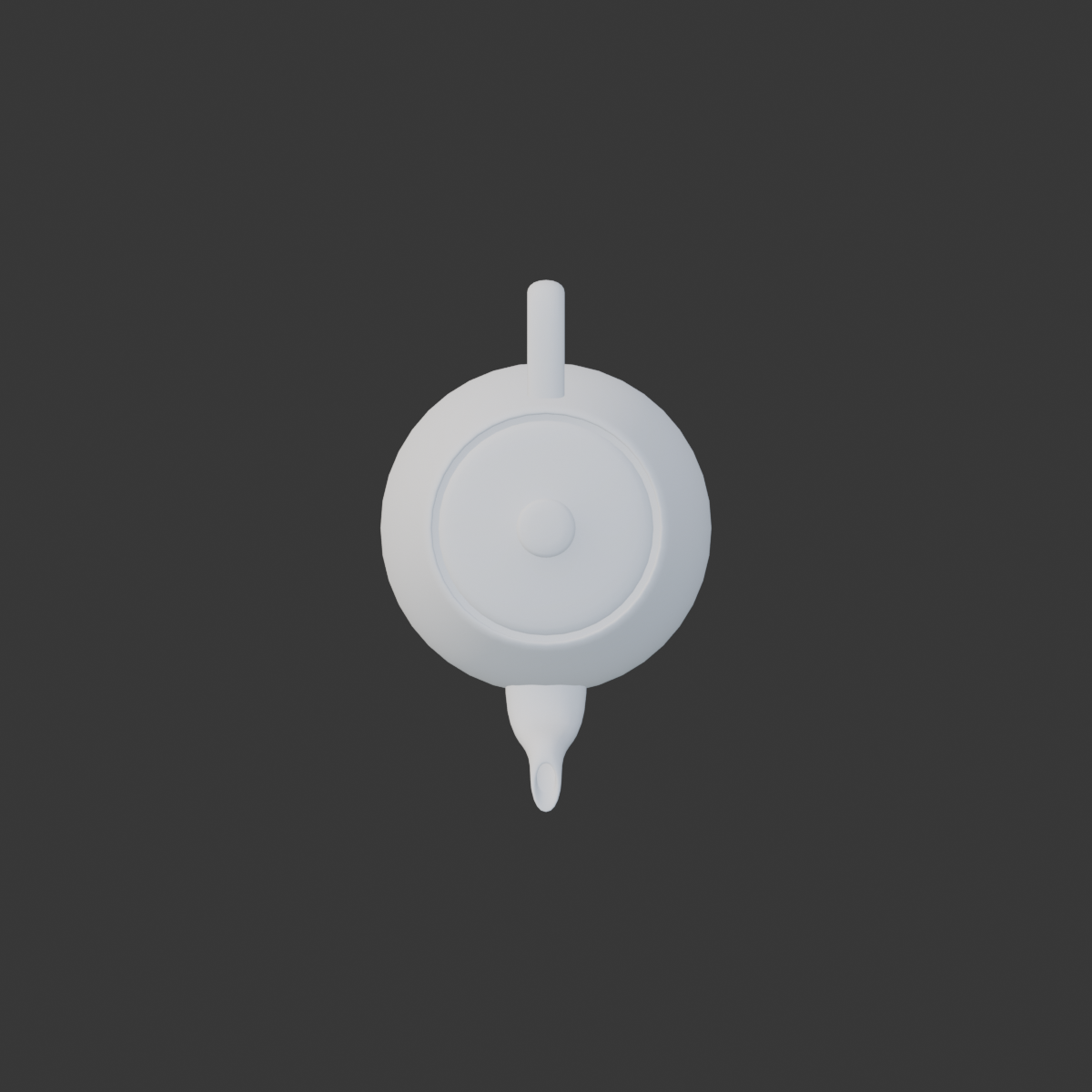 Teapot top orthographic input