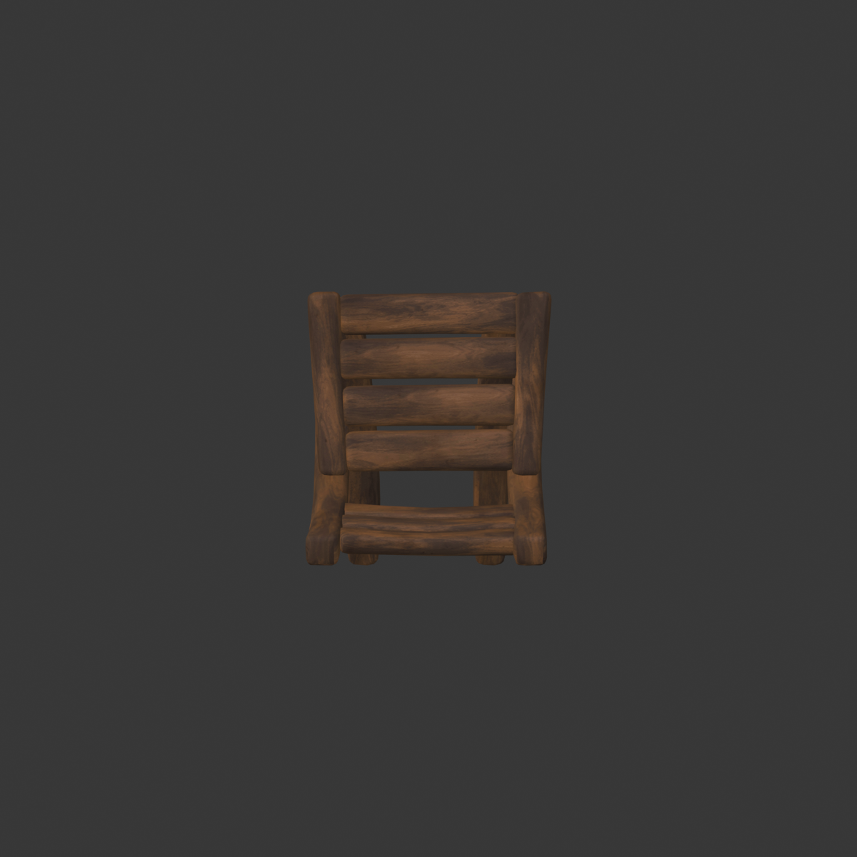Wooden chair top orthographic input