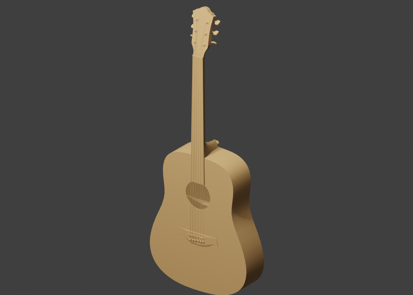 Acoustic guitar one-shot input